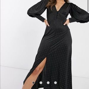 Asos design embellished midi dress